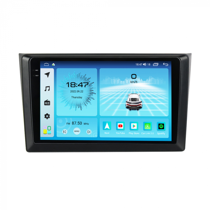 Navigatie cu Mazda CX9 din 2006-2016, NAVIGPS, Rezolutie 2K, Display QLED 9.5 inch, 4GB RAM si 64GB ROM, Android, Procesor Octacore, Slot sim 4G, Sunet DSP, Wireless Carplay si Android Auto, Camera Ma [4]