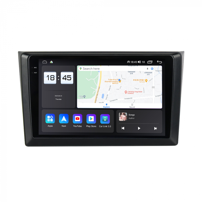 Navigatie cu Mazda CX9 din 2006-2016, NAVIGPS, Rezolutie 2K, Display QLED 9.5 inch, 4GB RAM si 64GB ROM, Android, Procesor Octacore, Slot sim 4G, Sunet DSP, Wireless Carplay si Android Auto, Camera Ma [3]