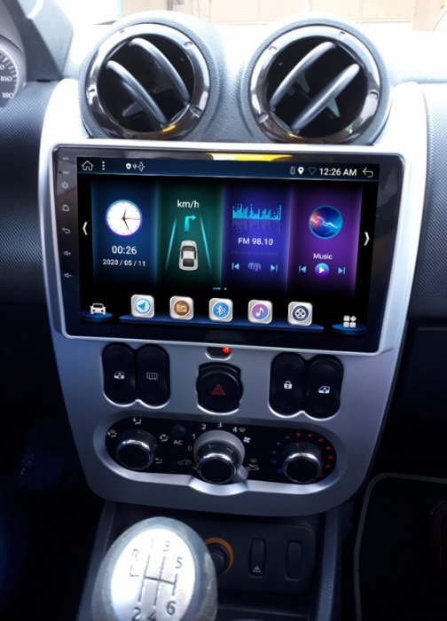 Navigatie Dacia Duster din 2012-2019 Android 14 , 4GB RAM , Procesor Quad Core , Wireless Carplay si Android auto , Display HD Touchscreen, Wi-Fi , Bluetooth, USB [7]