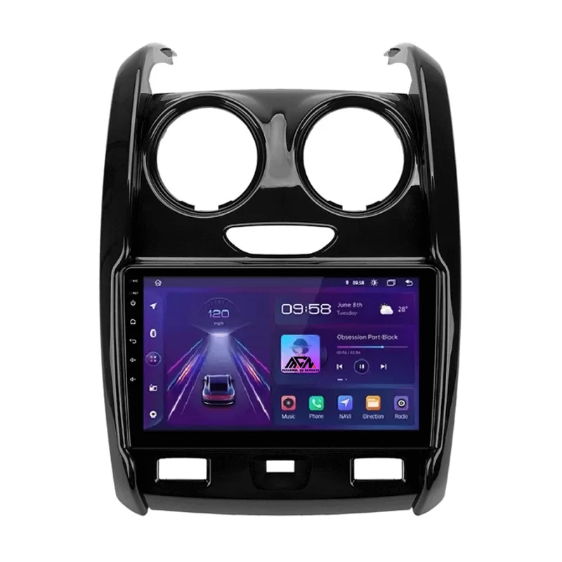 Navigatie Dacia Duster din 2012-2019 Android 14 , 4GB RAM , Procesor Quad Core , Wireless Carplay si Android auto , Display HD Touchscreen, Wi-Fi , Bluetooth, USB [2]