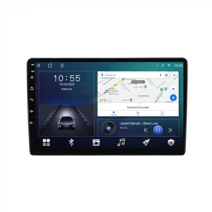 Navigatie Dacia Duster din 2019-2021, Android 14, Wireless Carplay si Android Auto, 2GB RAM si 32GB ROM, Display IPS 9 inch, Camera Marsarier, Internet, Aplicatii, Wi Fi, Usb, Bluetooth [4]