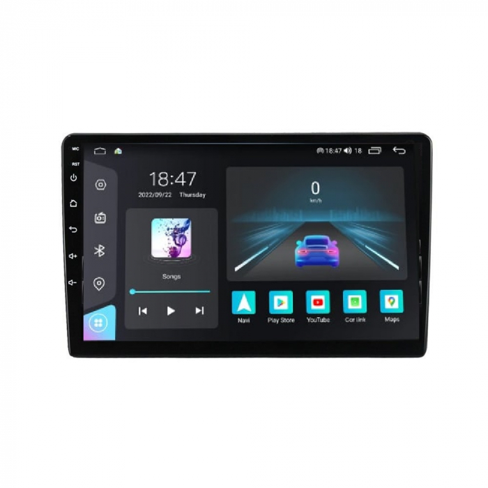 Navigatie Dacia Duster din 2019-2021, Rezolutie 2K, Ecran QLED 9.5 inch, 8GB RAM si 128GB ROM, Android, Procesor Octacore, Slot sim 4G, Sunet DSP, Wireless Carplay [1]