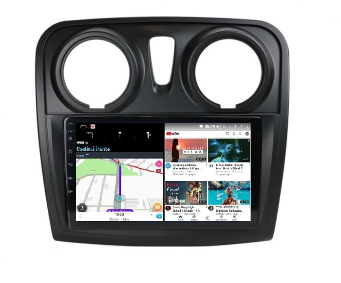 Navigatie Dacia Logan 2 Sandero Lodgy Dokker , Android 14 , 1GB RAM Carplay [2]