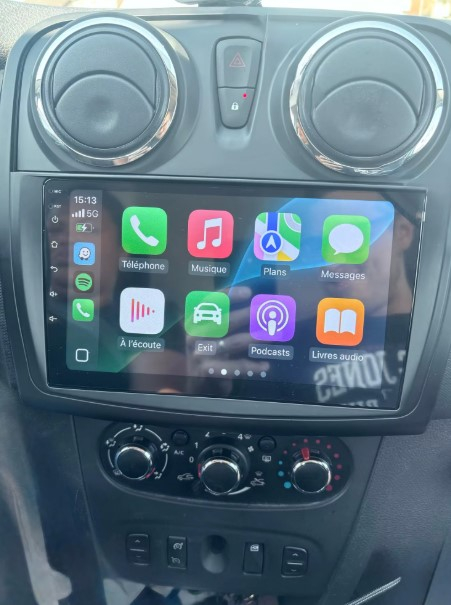 Navigatie Dacia Logan 2 Sandero Lodgy Dokker , Android 14 , 1GB RAM Carplay [8]