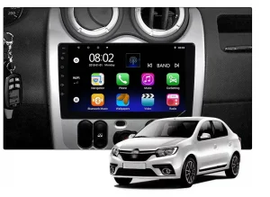 Navigatie Dacia Logan Duster din 2009 - 2012 Android 14 1GB RAM Carplay [2]