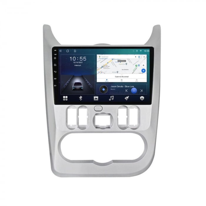 Navigatie Dacia Logan Duster 2009-2012 , Android 14, 2GB RAM si 32GB ROM, Display IPS 9 inch, Camera Marsarier, Internet, Aplicatii, Wi Fi, Usb, Bluetooth [4]