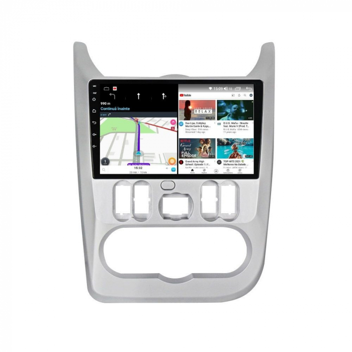 Navigatie Dacia Logan Duster din 2009-2012, Android 14, Wireless Carplay si Android Auto, 2GB RAM si 32GB ROM, Display IPS 9 inch, Camera Marsarier, Internet, Aplicatii, Wi Fi, Usb, Bluetooth [5]
