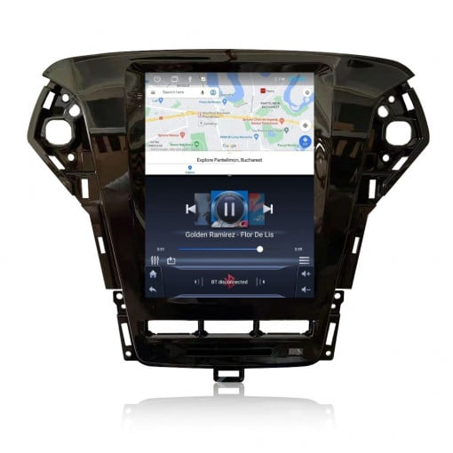 Navigatie dedicata cu Android tip Tesla Ford Mondeo IV 2011 - 2014, 4GB RAM, Radio GPS Dual Zone, Touchscreen IPS 9.7" HD, Internet Wi-Fi, Bluetooth, MirrorLink, USB [3]