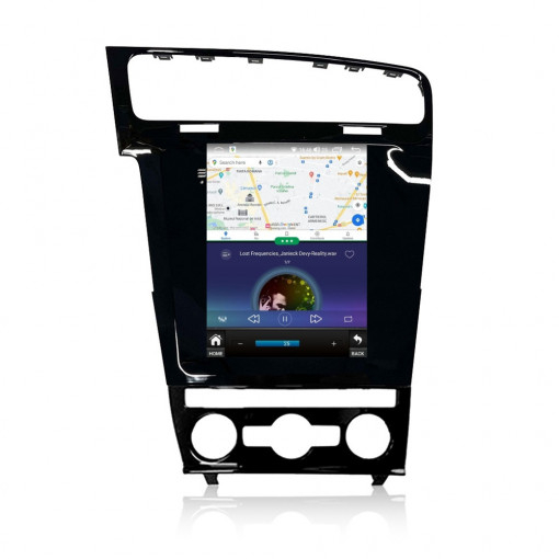 Navigatie dedicata cu Android Tip Tesla VW Golf 7 2012 - 2019, 8GB RAM, Radio GPS Dual Zone, Touchscreen IPS 9.7" HD, Internet Wi-Fi si slot SIM 4G, Bluetooth, MirrorLink, USB [4]