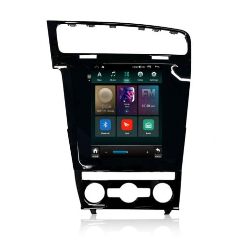 Navigatie dedicata cu Android Tip Tesla VW Golf 7 2012 - 2019, 8GB RAM, Radio GPS Dual Zone, Touchscreen IPS 9.7" HD, Internet Wi-Fi si slot SIM 4G, Bluetooth, MirrorLink, USB [3]