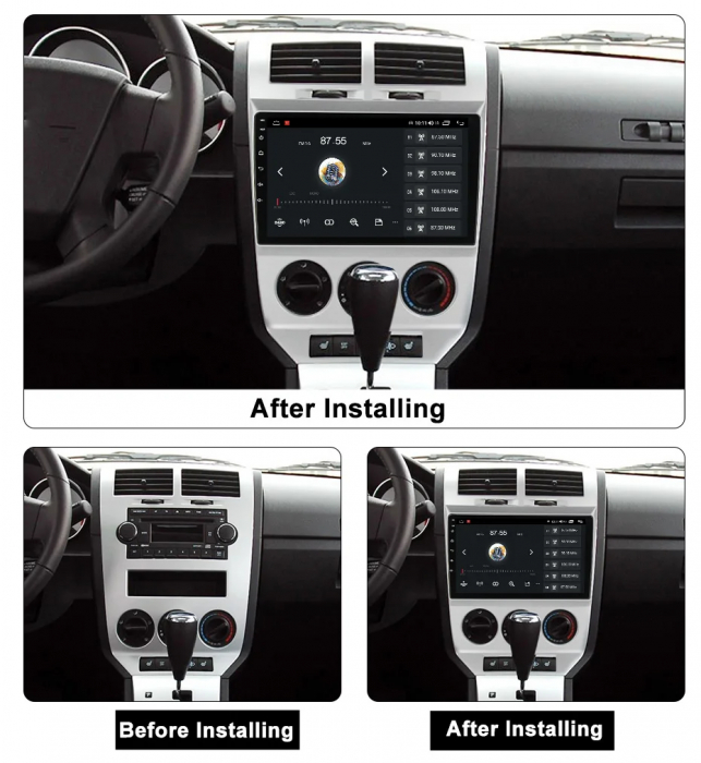 Navigatie Dodge Caliber 2007-2014 Android 14 , 2GB RAM QLED Carplay [4]