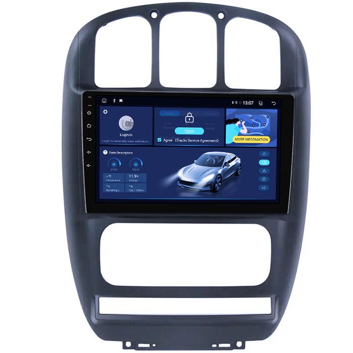 Navigatie Dodge Caravan 2000-2007 Android 14 , 4GB RAM , Procesor Quad Core , Wireless Carplay si Android auto , Display HD Touchscreen, Wi-Fi , Bluetooth, USB [5]