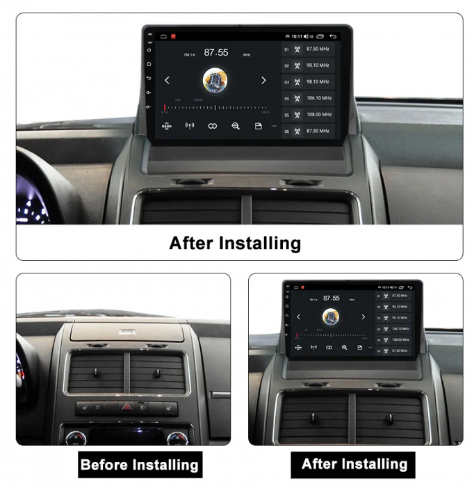 Navigatie Dodge Journey 2009-2012  Android 14 , 2GB RAM QLED Carplay [2]