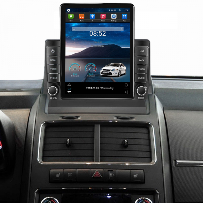 Navigatie Dodge Journey 2009-2012 Ecran TESLA 9.7 inch, 8 GB RAM si 128 GB ROM, Android 15, Slot Sim 4G, Procesor Octa Core, Carplay Wireless si Android auto, Procesor Sunet Digital DSP, [4]