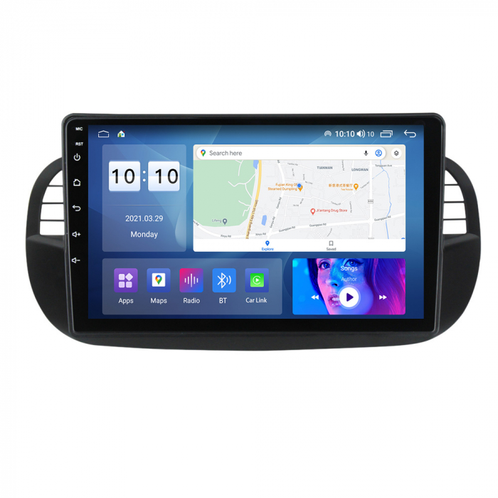 Navigatie Fiat 500 din 2007-2015 Android 14 , 1GB RAM Carplay [2]