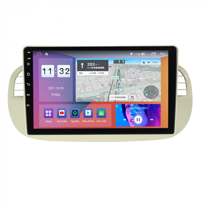 Navigatie Fiat 500 din 2007-2015 Android 14 , 1GB RAM Carplay [3]