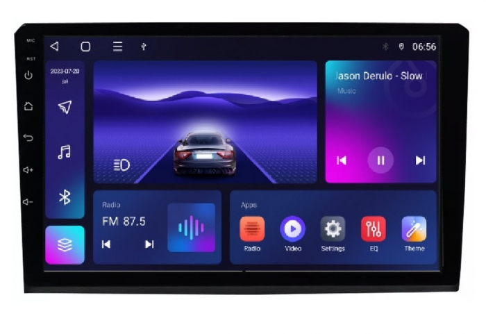 Navigatie Fiat Bravo din 2007 - 2012, 8GB RAM si 128GB ROM, Ecran QLED 9 inch, Android 14, Procesor Octacore, Slot sim 4G, Sunet DSP, Wireless Carplay si Android Auto, Camera Marsarier [3]