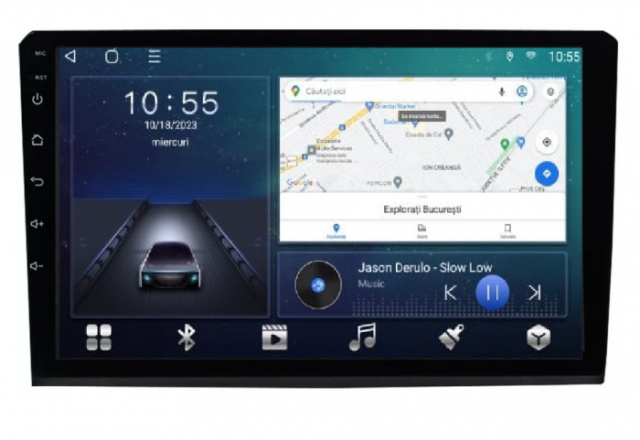 Navigatie Fiat Bravo din 2007 - 2012, 8GB RAM si 128GB ROM, Ecran QLED 9 inch, Android 14, Procesor Octacore, Slot sim 4G, Sunet DSP, Wireless Carplay si Android Auto, Camera Marsarier [4]