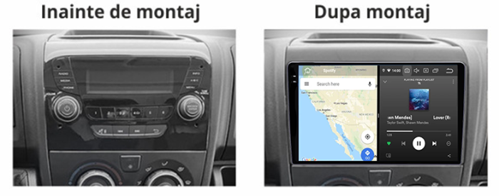 Navigatie Fiat Ducato 2020 - 2024 Android 14, 2GB RAM si 32GB ROM, Display IPS 9 inch, Camera Marsarier, Internet, Aplicatii, Wi Fi, Usb, Bluetooth [3]