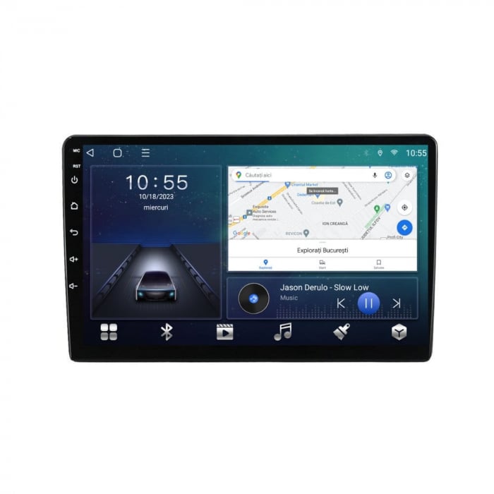 Navigatie Fiat Ducato Citroen Jumper Peugeot Boxer 2006 - 2022, Android 14, 2GB RAM si 32GB ROM, Display IPS 9 inch, Camera Marsarier, Internet, Aplicatii, Wi Fi, Usb, Bluetooth [3]