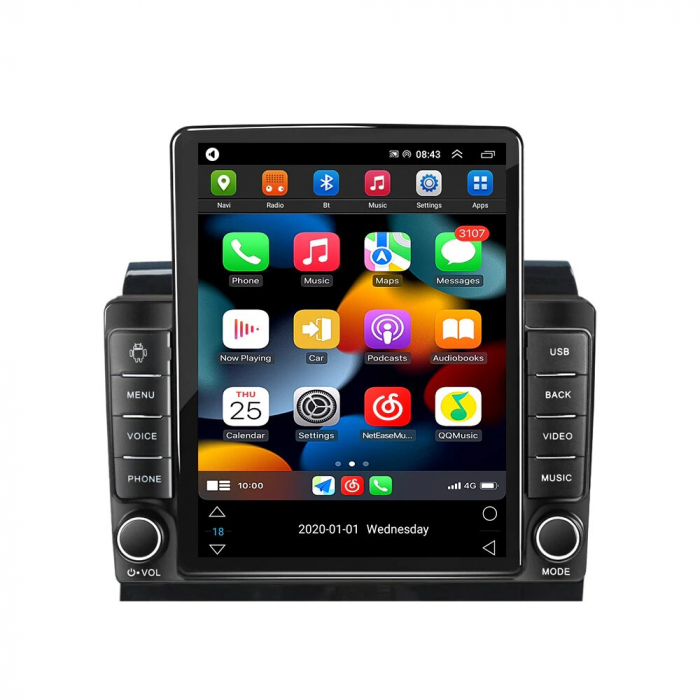 Navigatie Fiat Ducato Citroen Jumper Peugeot Boxer din 2006 - 2022, Ecran TESLA 9.7 inch, 8 GB RAM si 128 GB ROM, Android 15, Slot Sim 4G, Procesor Octa Core, Carplay Wireless si Android auto, Proceso [2]