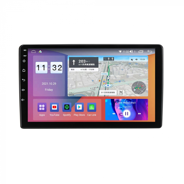 Navigatie Fiat Ducato Citroen Jumper Peugeot Boxer din 2006-2022,  Android 14 , 4GB RAM, Octacore, Slot Sim 4G, DSP, GPS, Wi-FI, Carplay, Android Auto, USB, Bluetooth, Waze, Touchscreen, 9 inch [2]