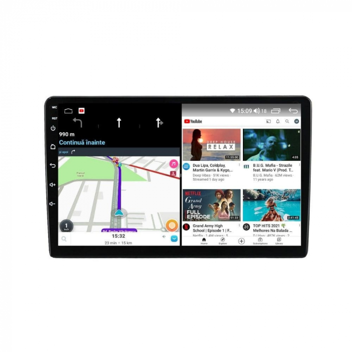Navigatie Fiat Ducato Citroen Jumper Peugeot Boxer din 2006-2022 Android 14 , 4GB RAM , Procesor Quad Core , Wireless Carplay si Android auto , Display HD Touchscreen, Wi-Fi , Bluetooth, USB [4]