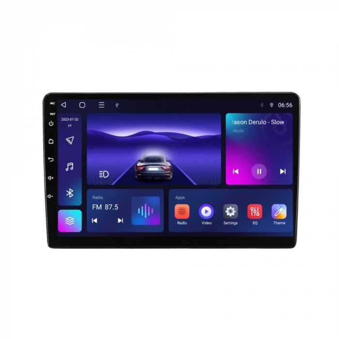 Navigatie Fiat Ducato Citroen Jumper Peugeot Boxer din 2006-2022 Android 14 , 4GB RAM , Procesor Quad Core , Wireless Carplay si Android auto , Display HD Touchscreen, Wi-Fi , Bluetooth, USB [1]