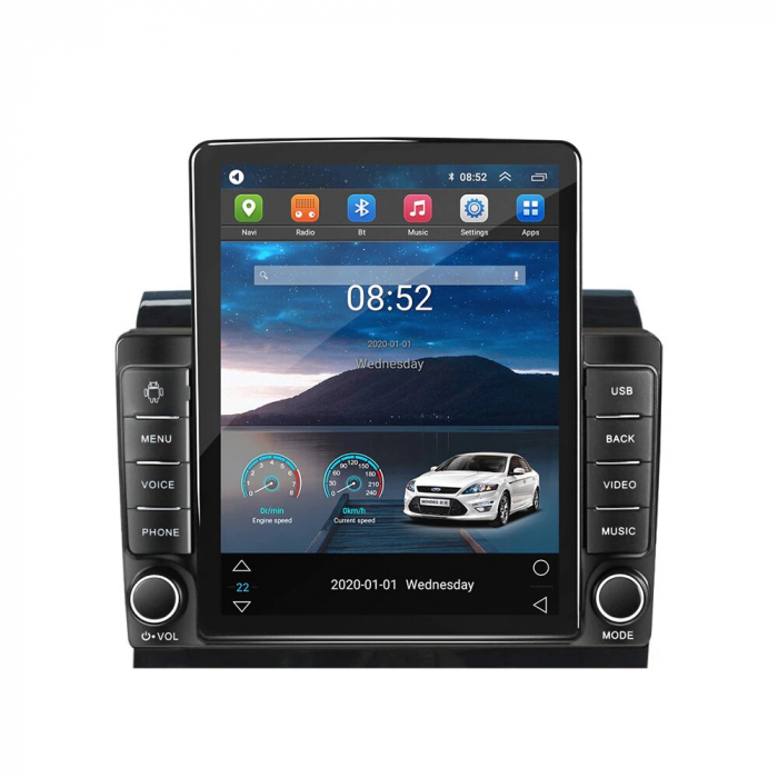 Navigatie Fiat Ducato Citroen Jumper Peugeot Boxer din 2006-2022, Display TESLA 9.5 inch, 2GB RAM si 32GB ROM, Wireless Carplay si Android Auto, Procesor Octacore, Slot sim 4G, Sunet DSP, Camera Marsa [3]