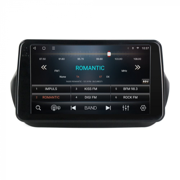 Navigatie Fiat Kubo Citroen Nemo Peugeot Bipper 2008-2017 Android 14 , 4GB RAM , Procesor Quad Core , Wireless Carplay si Android auto , Display HD Touchscreen, Wi-Fi , Bluetooth, USB [3]