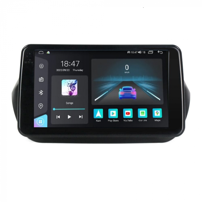 Navigatie Fiat Kubo Citroen Nemo Peugeot Bipper 2008-2017 Rezolutie 2K , 8GB RAM+128GB ROM QLED [1]