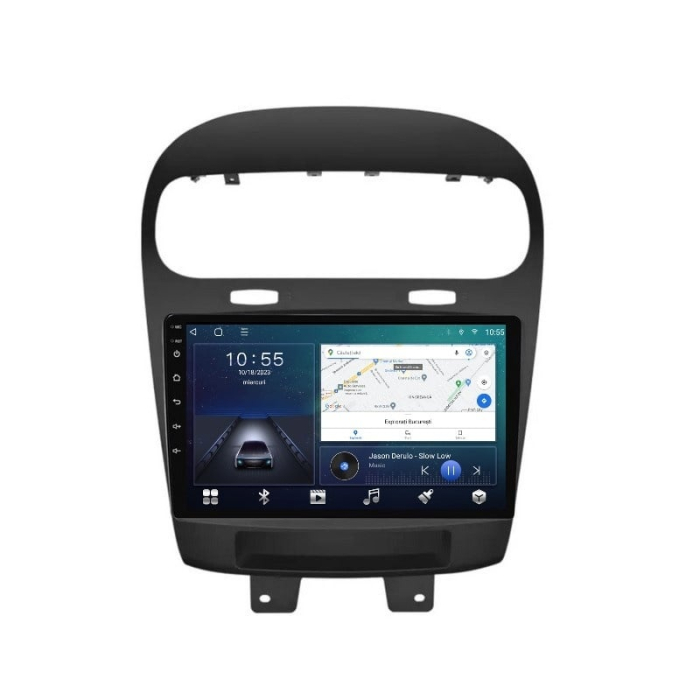 Navigatie Fiat Leap , 2011 - 2020 Rezolutie 2K, Display QLED 9.5 inch, 4GB RAM si 64GB ROM, Android, Procesor Octacore, Slot sim 4G, Sunet DSP, Wireless Carplay si Android Auto, Camera Marsa [2]