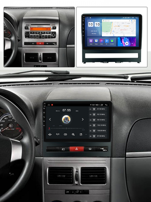 Navigatie Fiat Perla 9 Idea din 2004 - 2014, 8GB RAM si 128GB ROM, Ecran QLED 9 inch, Android 14, Procesor Octacore, Slot sim 4G, Sunet DSP, Wireless Carplay si Android Auto [2]