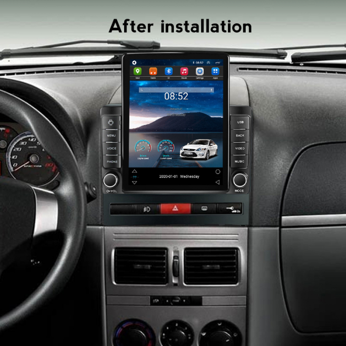 Navigatie Fiat Perla 9 Idea din 2004 - 2014, Ecran TESLA 9.5 inch, 4 GB RAM si 64 GB ROM, Slot Sim 4G, Procesor Octa Core, Carplay integrat, Procesor Sunet Digital DSP, Android [2]