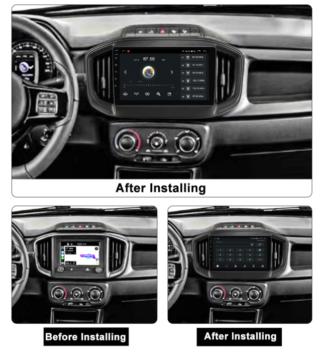 Navigatie Fiat Strada 2020-2021 Android 14 , 1GB RAM Carplay [2]