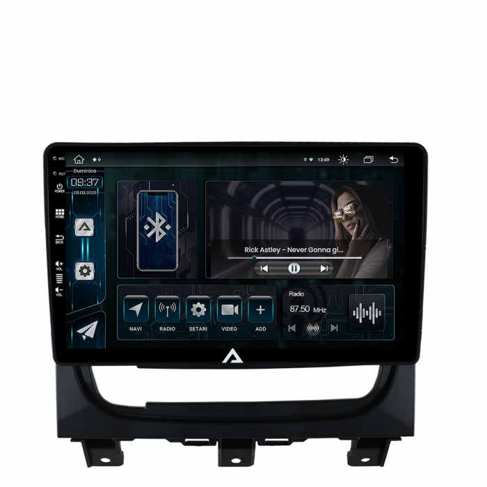 Navigatie Fiat Strada Idea 2012-2016 4GB RAM , Procesor Quad Core , Wireless Carplay si Android auto , Display HD Touchscreen, Wi-Fi , Bluetooth, USB [2]