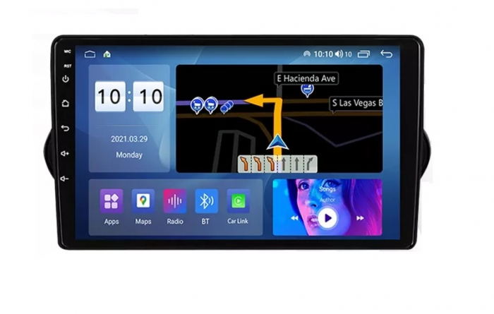 Navigatie Fiat Tipo Egea din 2015-2021, Android 14, Wireless Carplay si Android Auto, 2GB RAM si 32GB ROM, Display IPS 9 inch, Camera Marsarier, Internet, Aplicatii, Wi Fi, Usb, Bluetooth [6]