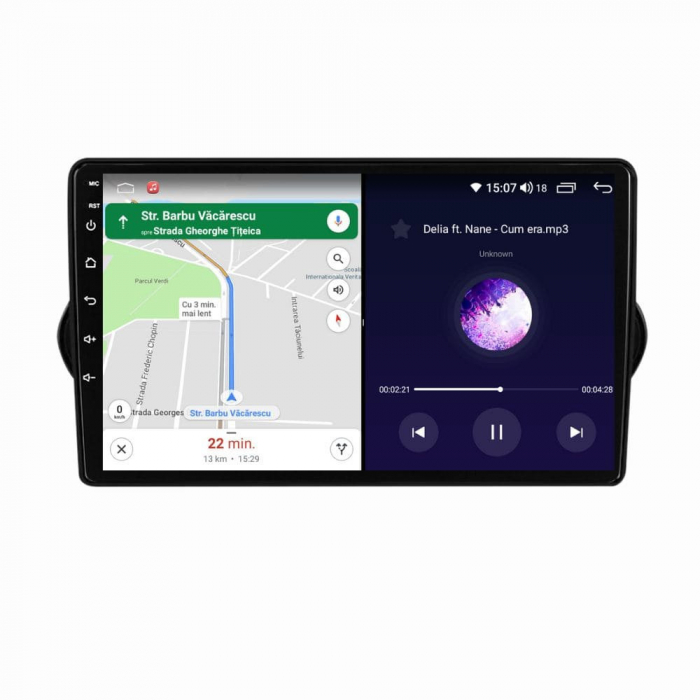 Navigatie Fiat Tipo Egea din 2015-2021, Android 14, Wireless Carplay si Android Auto, 2GB RAM si 32GB ROM, Display IPS 9 inch, Camera Marsarier, Internet, Aplicatii, Wi Fi, Usb, Bluetooth [4]