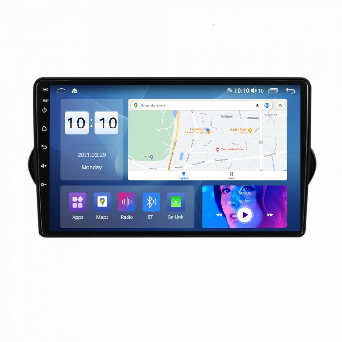 Navigatie Fiat Tipo Egea din 2015-2021, Android 14, Wireless Carplay si Android Auto, 2GB RAM si 32GB ROM, Display IPS 9 inch, Camera Marsarier, Internet, Aplicatii, Wi Fi, Usb, Bluetooth [1]