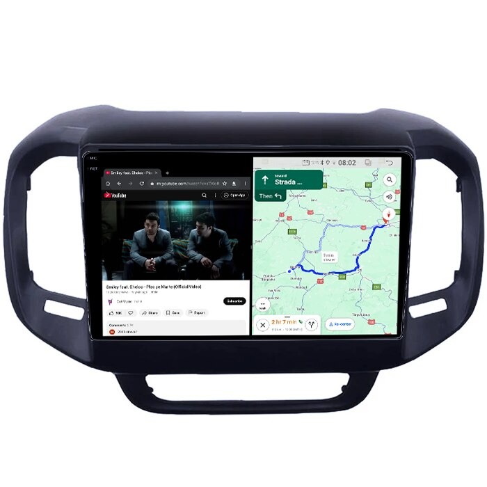 Navigatie Fiat Toro 2017-2020 4GB RAM , Procesor Quad Core , Wireless Carplay si Android auto , Display HD Touchscreen, Wi-Fi , Bluetooth, USB [4]