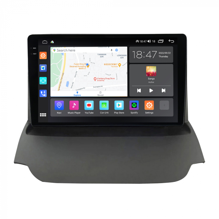 Navigatie Ford Ecosport din 2013-2017, Rezolutie 2K, Ecran QLED 9.5 inch, 8GB RAM si 128GB ROM, Android, Procesor Octacore, Slot sim 4G, Sunet DSP, Wireless Carplay si Android Auto [3]