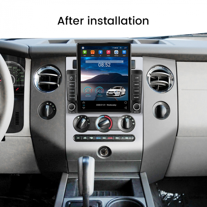 Navigatie Ford Expedition 3 2006-2017 Ecran TESLA 9.7 inch, 8 GB RAM si 128 GB ROM, Android 15, Slot Sim 4G, Procesor Octa Core, Carplay Wireless si Android auto, Procesor Sunet Digital DSP, [4]