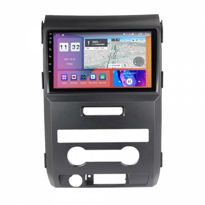 Navigatie Ford F150 din 2008-2014, Android 14, Wireless Carplay si Android Auto, 2GB RAM si 32GB ROM, Display IPS 9 inch, Camera Marsarier, Internet, Aplicatii, Wi Fi, Usb, Bluetooth [3]