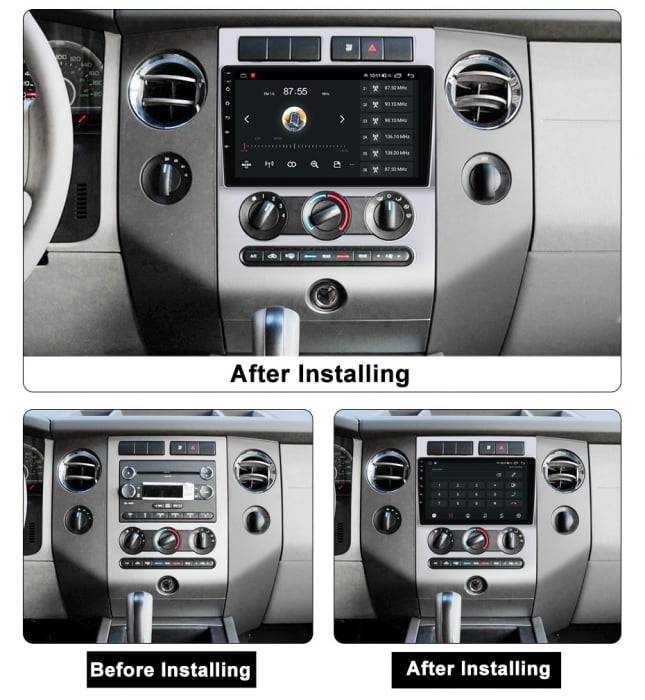 Navigatie Ford F150 din 2008 - 2014, Android 14, 2GB RAM si 32GB ROM, Display IPS 9 inch, Camera Marsarier, Internet, Aplicatii, Wi Fi, Usb, Bluetooth [4]