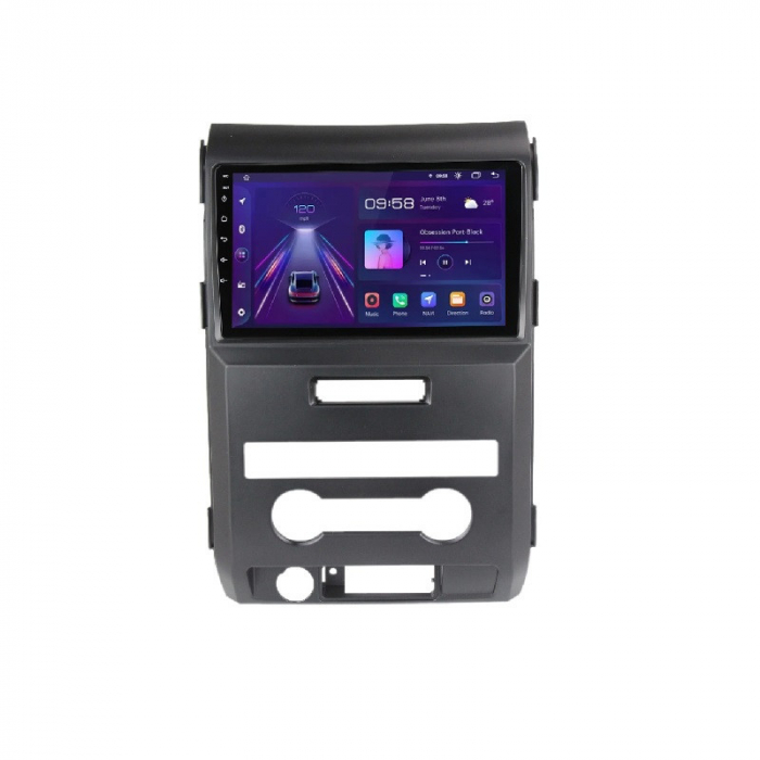 Navigatie Ford F150 din 2008-2014 Android 14 , 4GB RAM , Procesor Quad Core , Wireless Carplay si Android auto , Display HD Touchscreen, Wi-Fi , Bluetooth, USB [1]