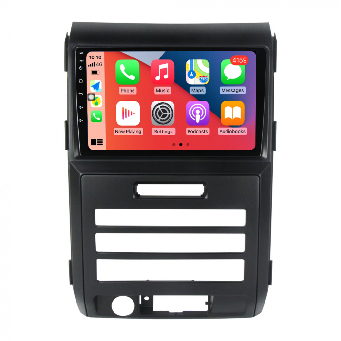 Navigatie Ford F150 din 2008-2014, Rezolutie 2K, Display QLED 9.5 inch, 4GB RAM si 64GB ROM, Android, Procesor Octacore, Slot sim 4G, Sunet DSP, Wireless Carplay si Android Auto, Camera Marsarier, USB [1]