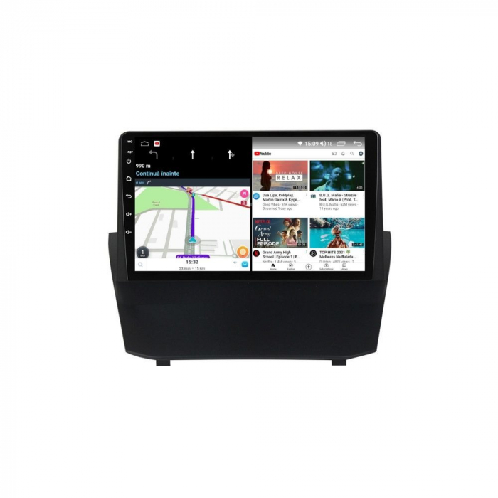 Navigatie Ford Fiesta MK6 2008-2019 4GB RAM , Procesor Quad Core , Wireless Carplay si Android auto , Display HD Touchscreen, Wi-Fi , Bluetooth, USB [4]