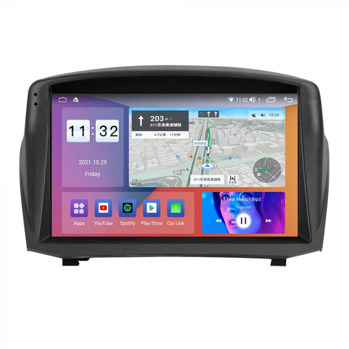 Navigatie Ford Fiesta MK6 2008-2019 Android 14 , 1GB RAM Carplay [2]