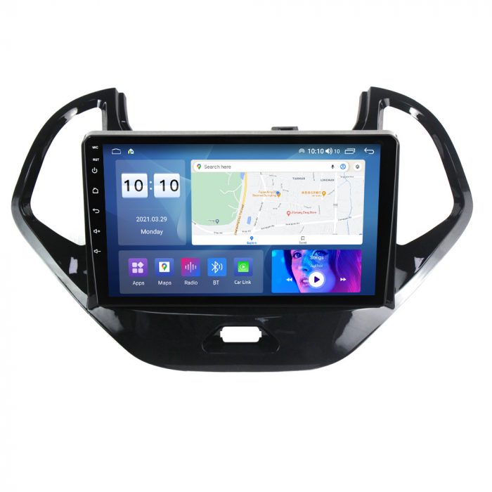 Navigatie Ford Figo din 2015-2018, Rezolutie 2K, Ecran QLED 9.5 inch, 8GB RAM si 128GB ROM, Android, Procesor Octacore, Slot sim 4G, Sunet DSP, Wireless Carplay [3]