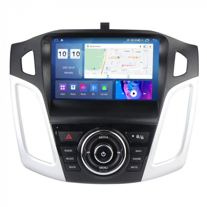 Navigatie Ford Focus 3 din 2012-2018, Android 14, Wireless Carplay si Android Auto, 2GB RAM si 32GB ROM, Display IPS 9 inch, Camera Marsarier, Internet, Aplicatii, Wi Fi, Usb, Bluetooth [2]